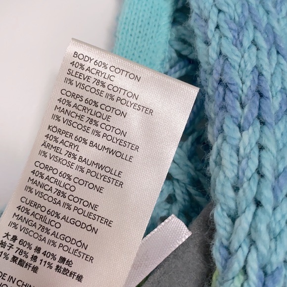 FREE PEOPLE Siren Blue Cable Knit Combo Vest Sweater - Picture 12 of 15